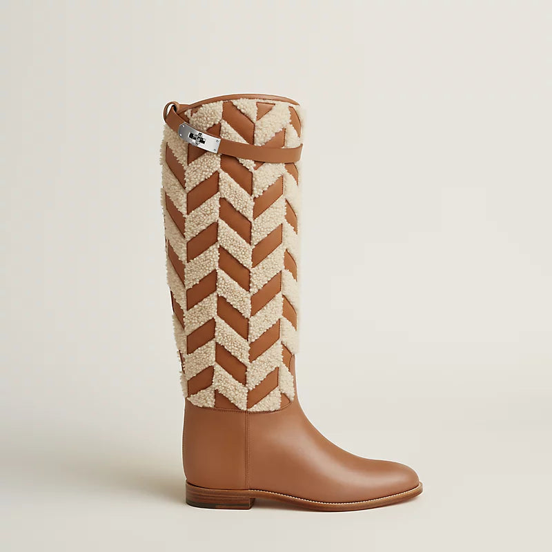 Hermes Jumping Boot Naturel / Écru