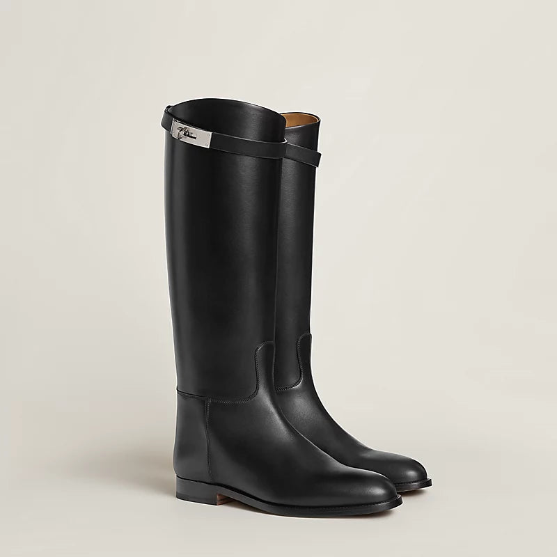 Hermes Jumping Shorter Boot Noir