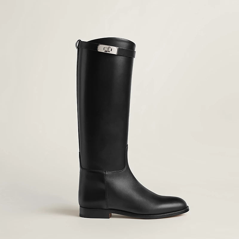 Hermes Jumping Shorter Boot Noir