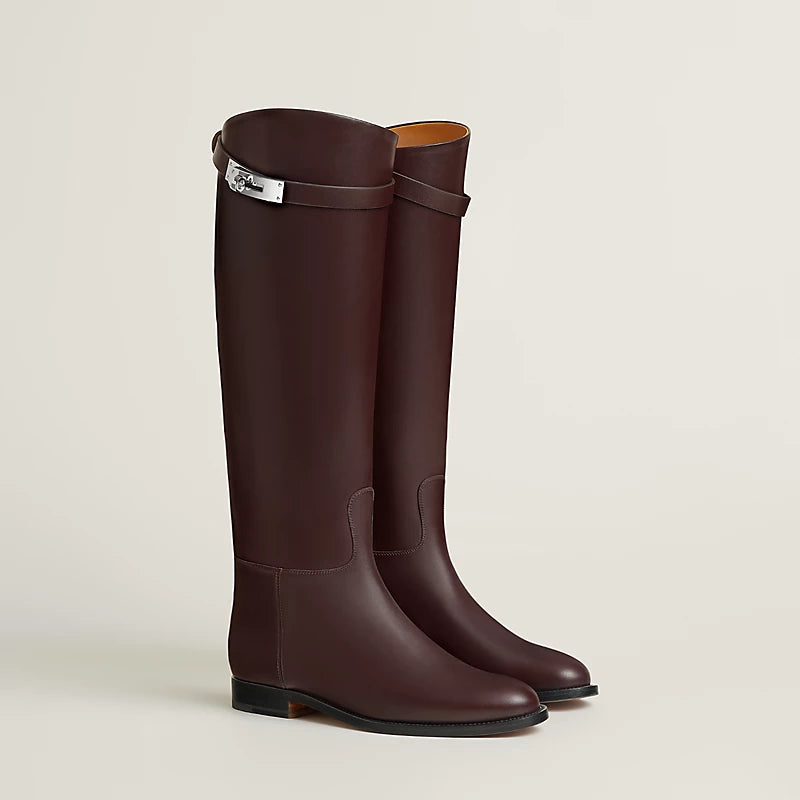 Hermes Jumping Shorter Boot Bordeaux
