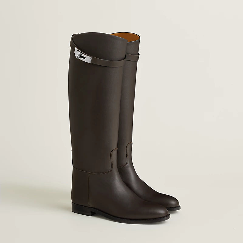 Hermes Jumping Shorter Boot Marron Ébène