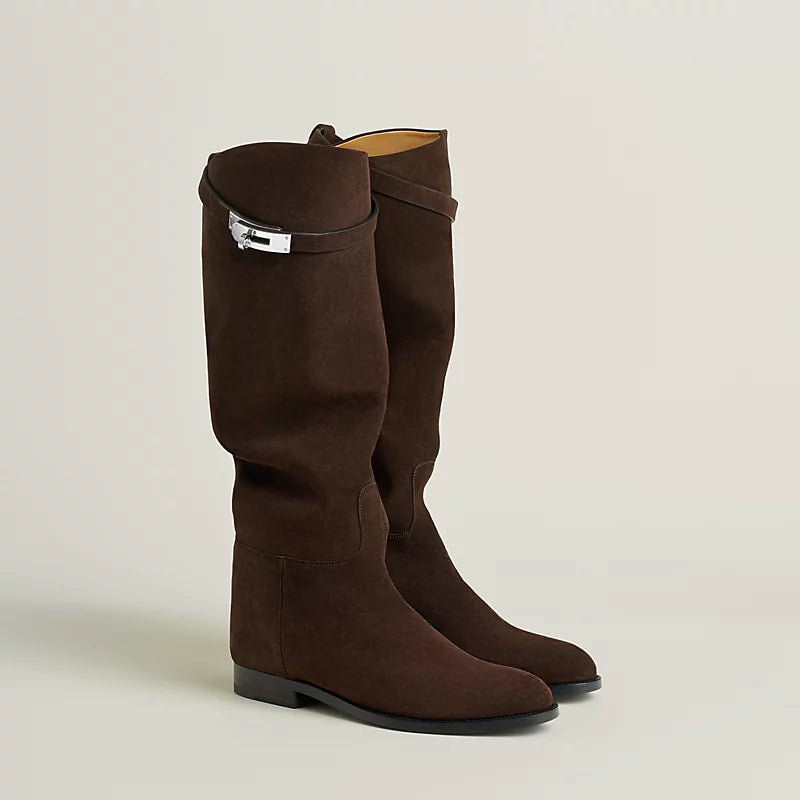 Hermes Jumping Supple Boot Marron Ébène