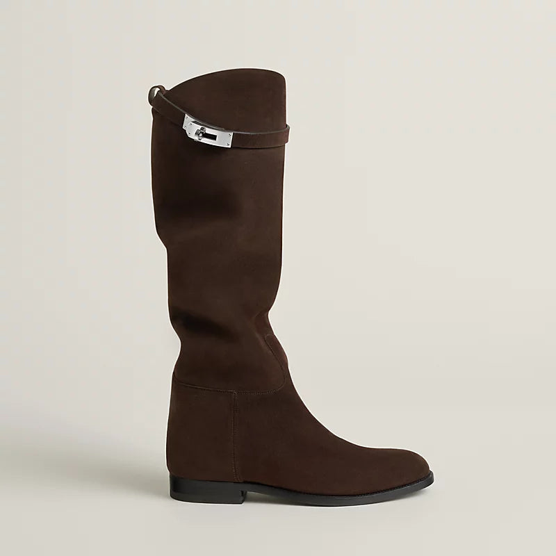 Hermes Jumping Supple Boot Marron Ébène