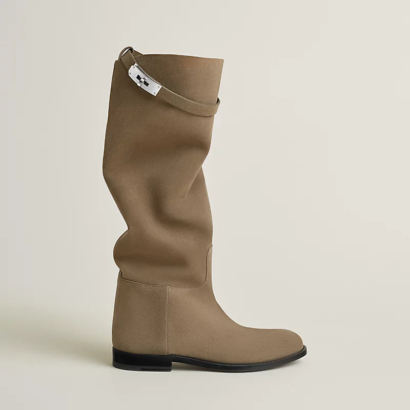 Hermes Jumping Supple Boot Étoupe