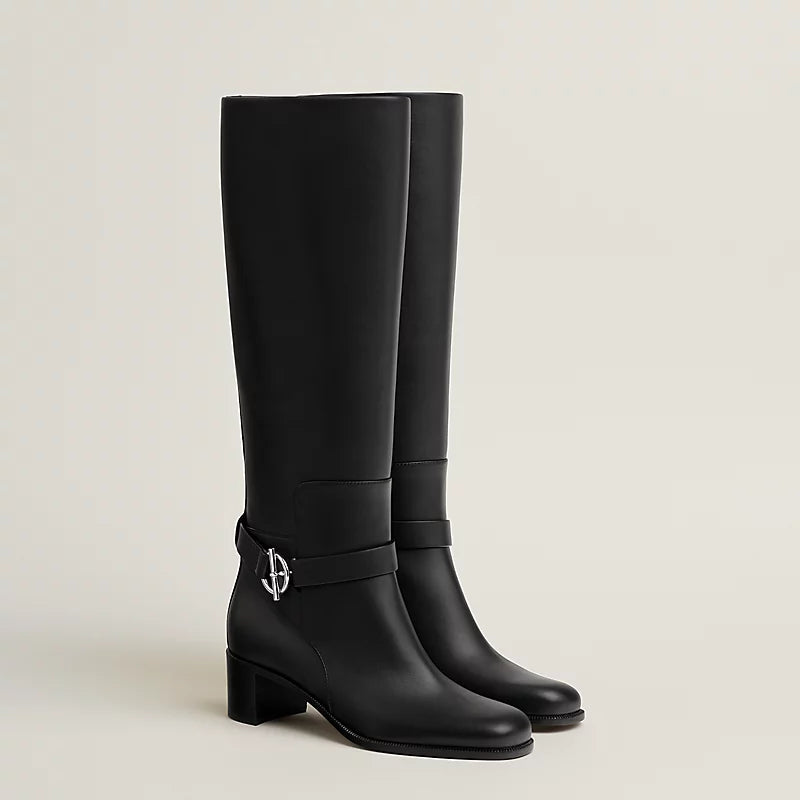 Hermes Justine 50 Boot Noir