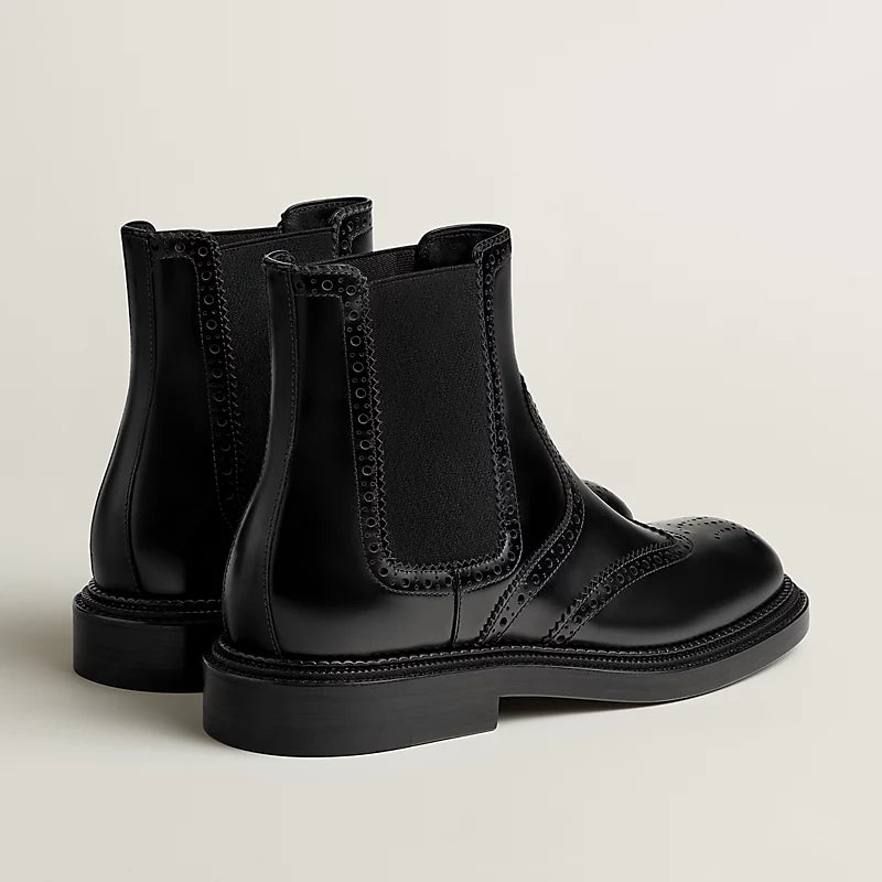 Hermes Legacy Ankle Boot Noir