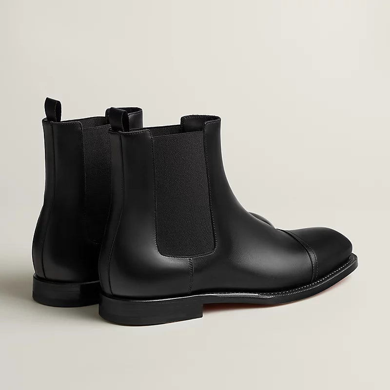 Hermes Lenon Ankle Boot Noir