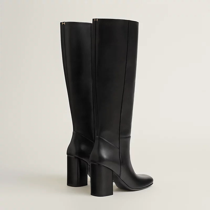 Hermes Lisiere 90 Boot Noir