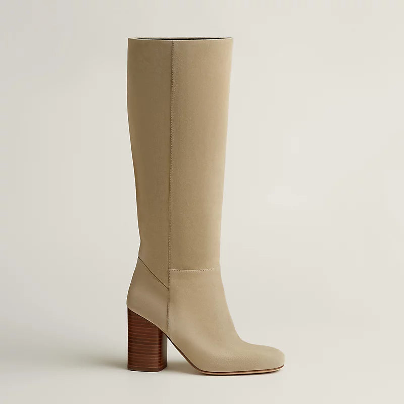 Hermes Lisiere 90 Boot Beige Lin