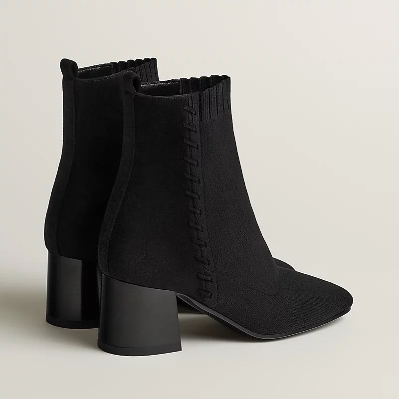 Hermes Louane 60 Ankle Boot Noir