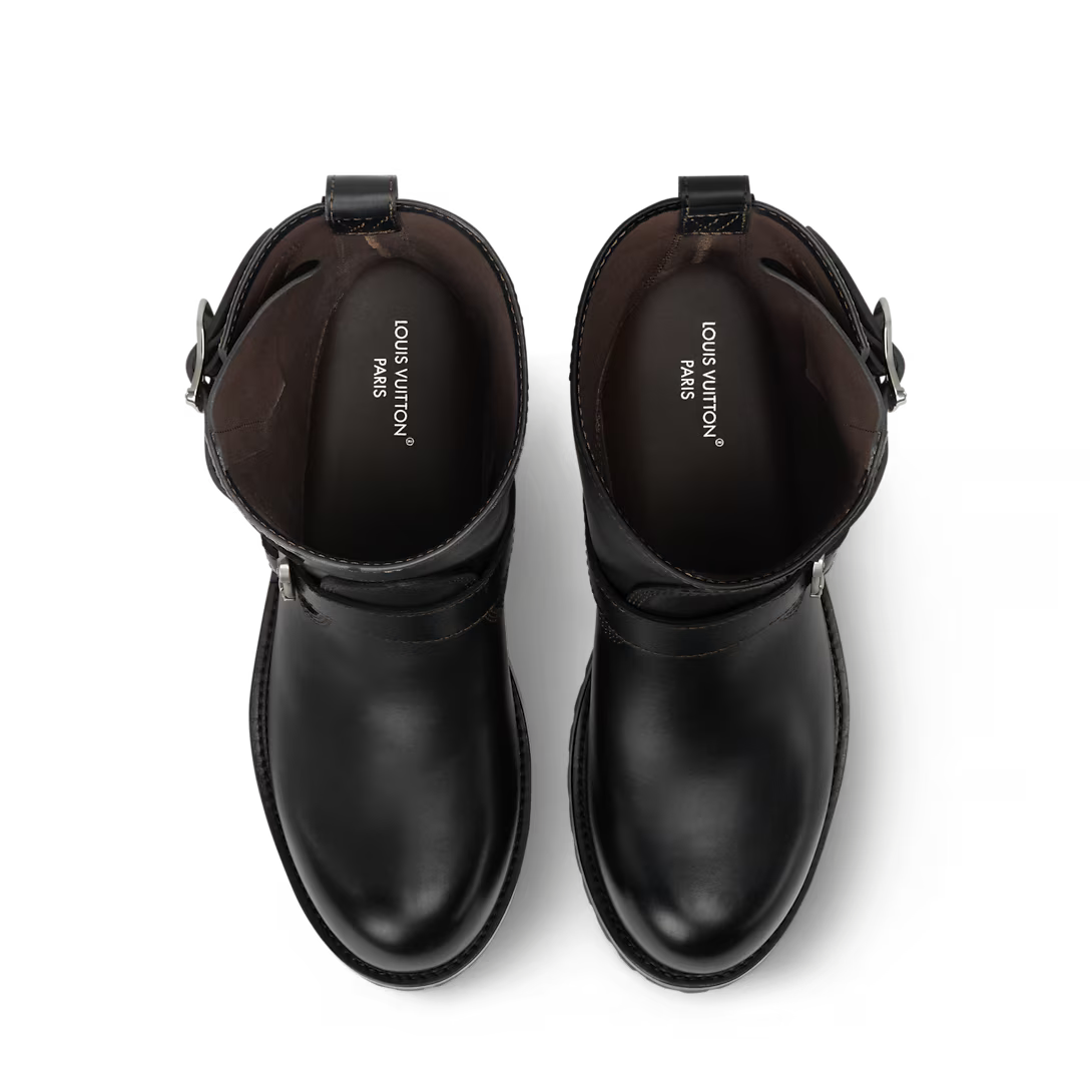 LV Sierra Low Boot Plain Calf Leather