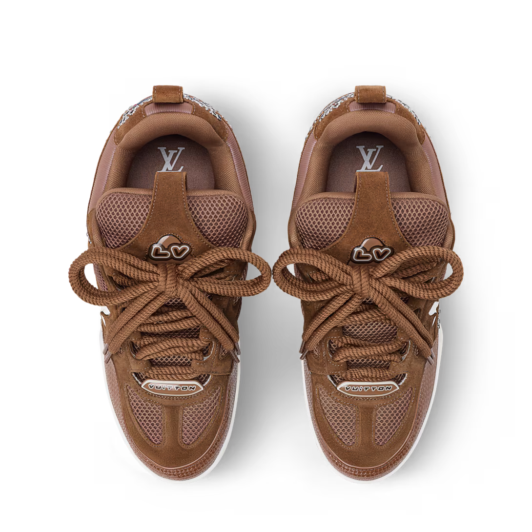 LV Skate Sneaker Suede Calf Leather Brown