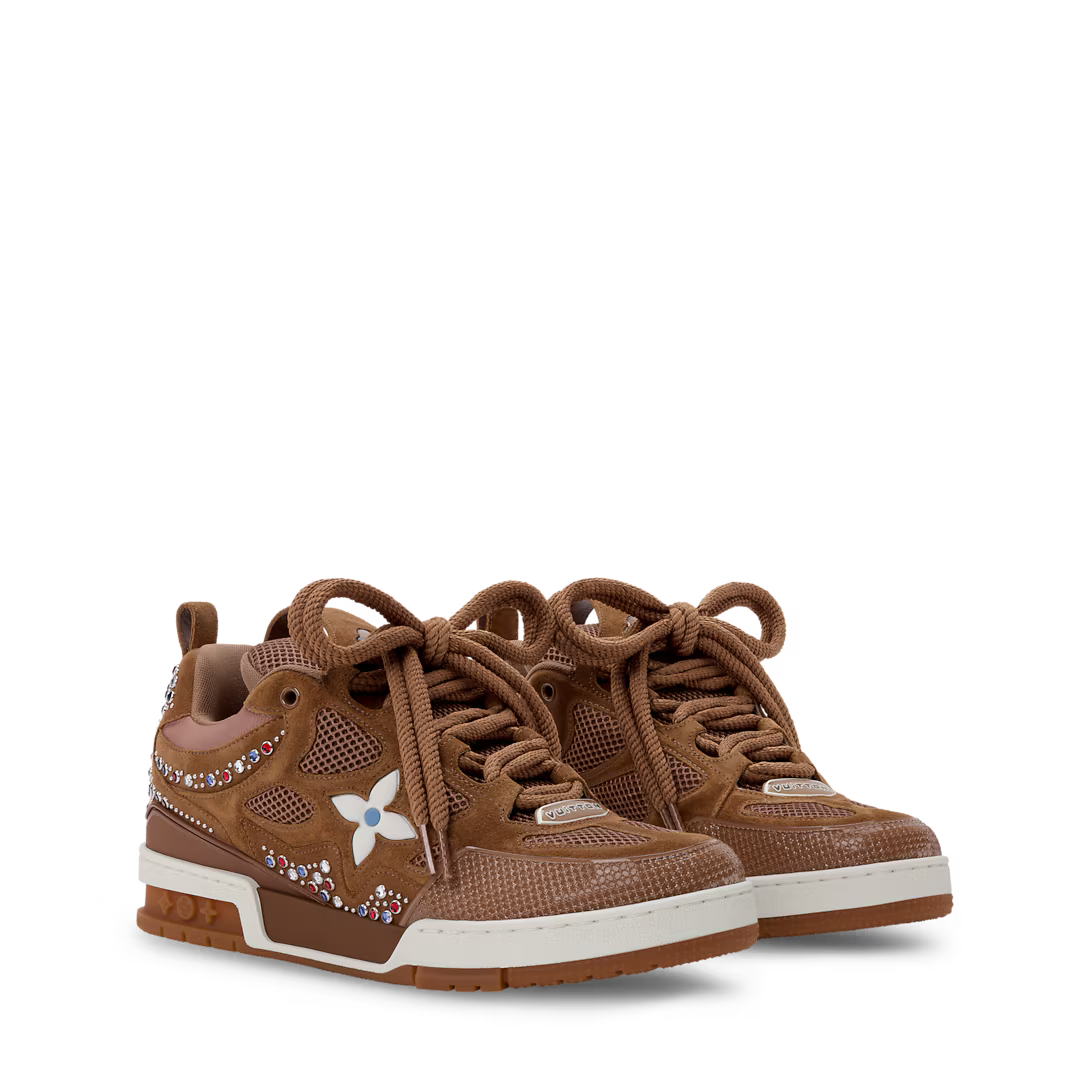 LV Skate Sneaker Suede Calf Leather Brown