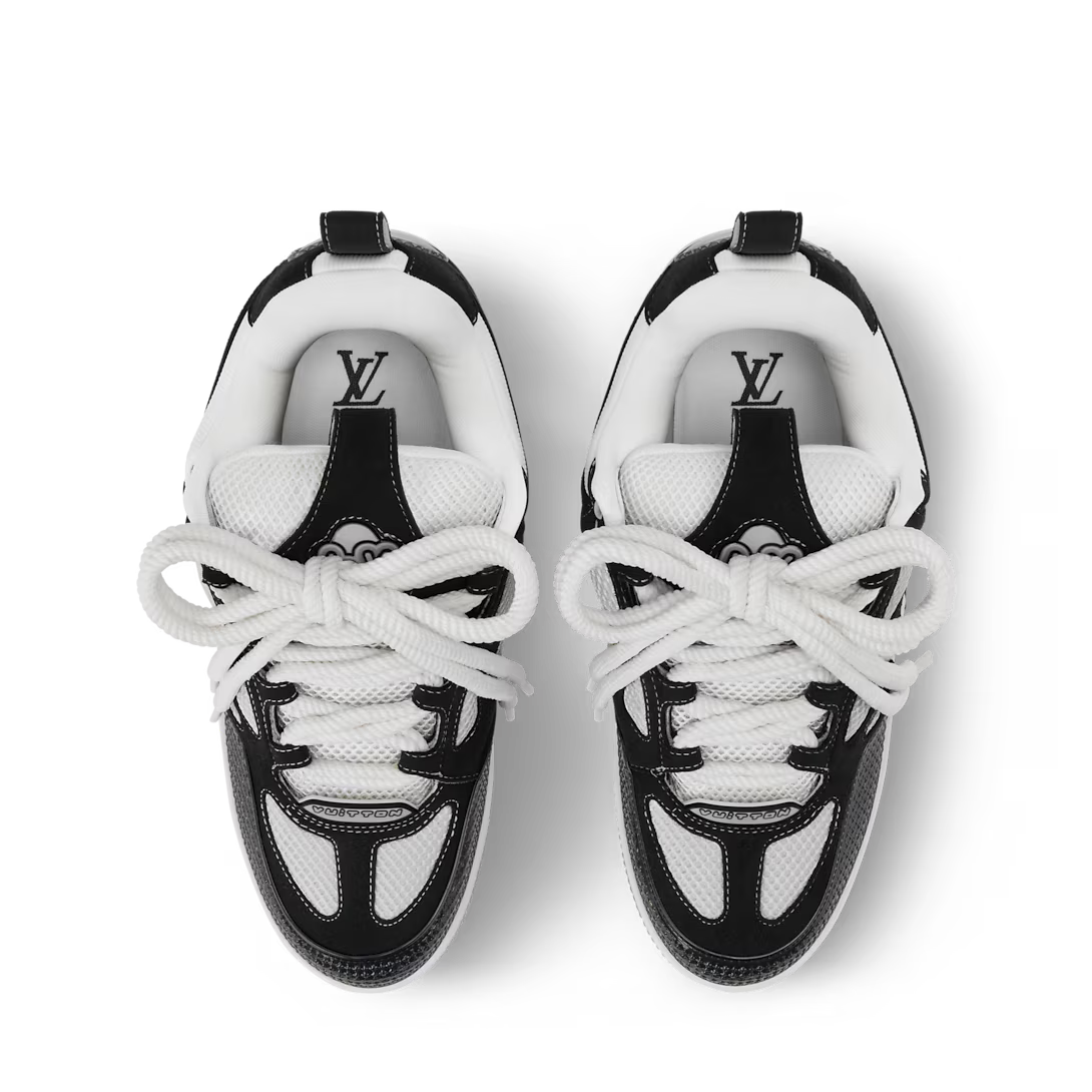LV Skate Sneaker Mix of Materials Black