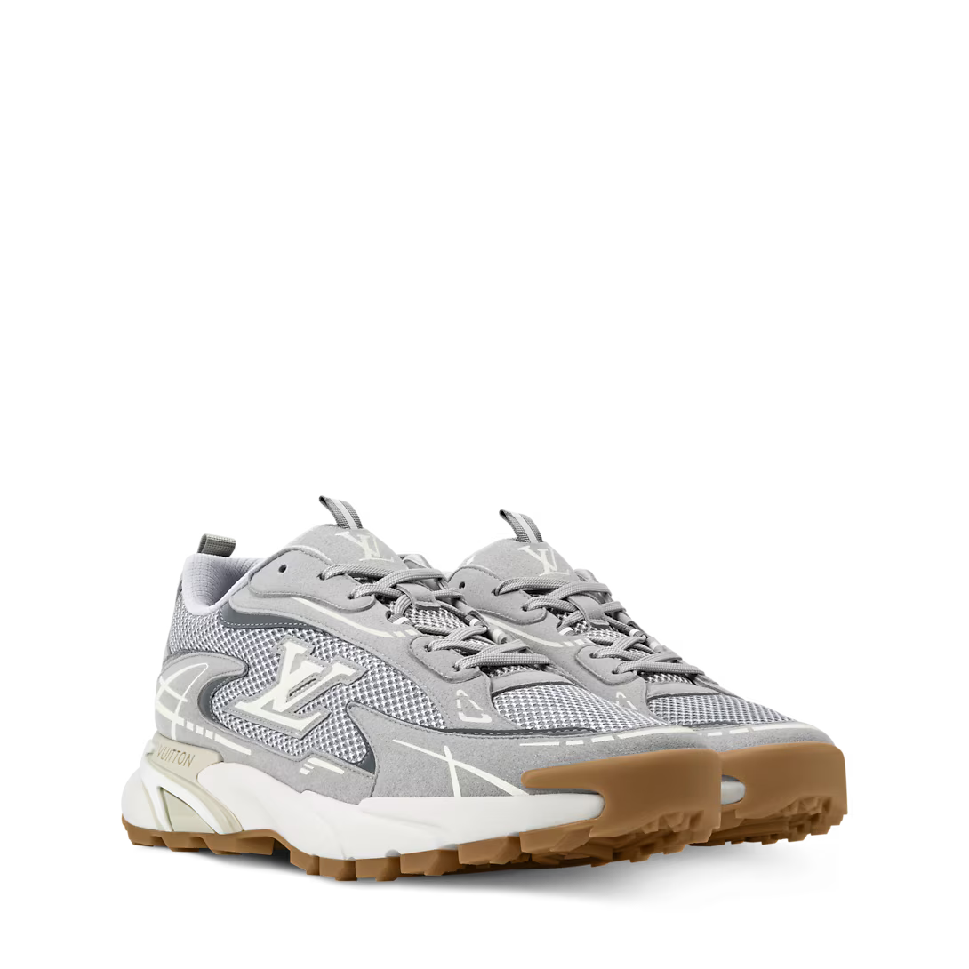 LV Tatic Runner Sneaker Mix Of Technical Materials Gray
