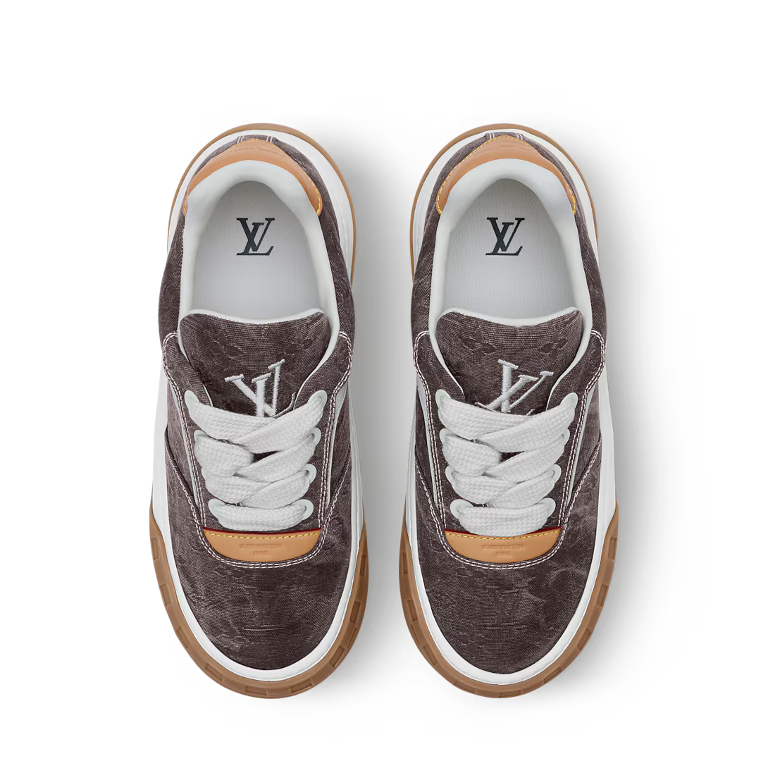 LV Tilted Sneaker Canvas Brown