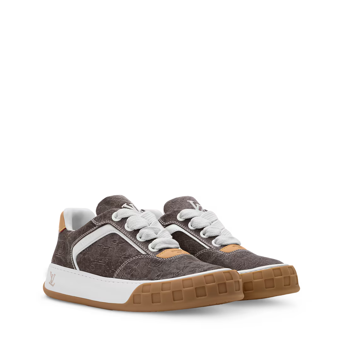 LV Tilted Sneaker Canvas Brown
