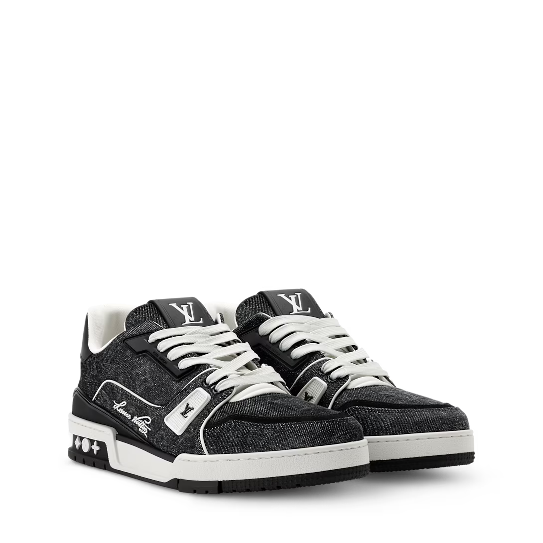 LV Drop 300 Sneaker Monogram Denim Black