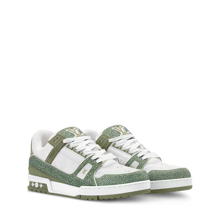 LV Trainer Sneaker Sage Green