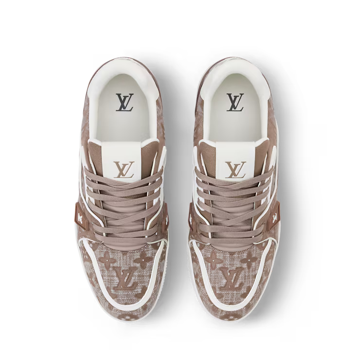 LV Trainer Sneaker Taupe