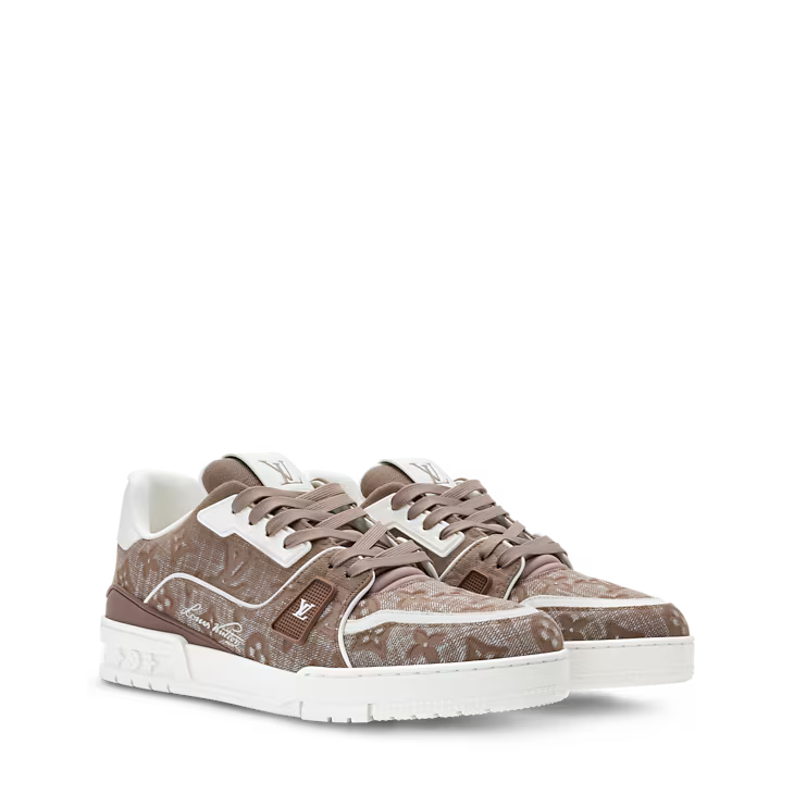 LV Trainer Sneaker Taupe