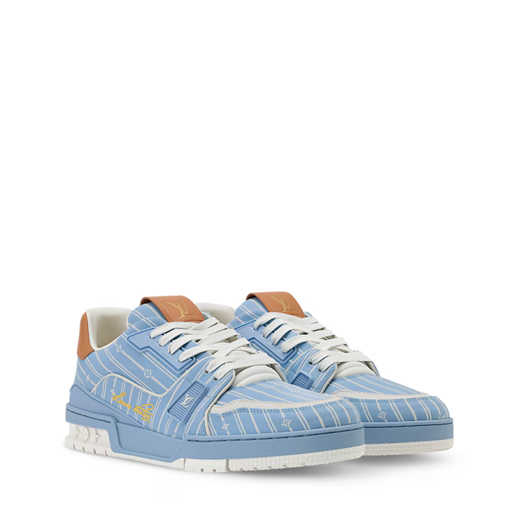 LV Trainer Sneaker Blue