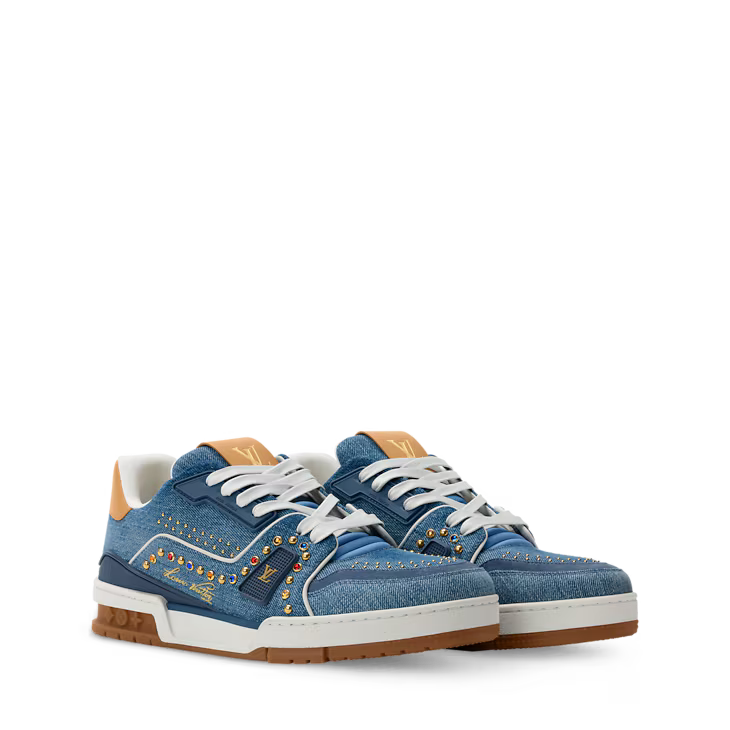 LV Trainer Sneaker Denim