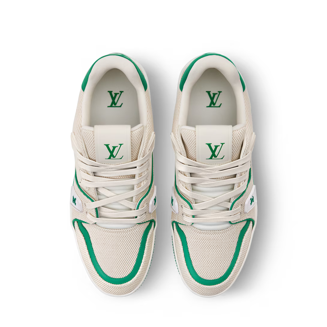 LV Trainer Sneaker Canvas Green