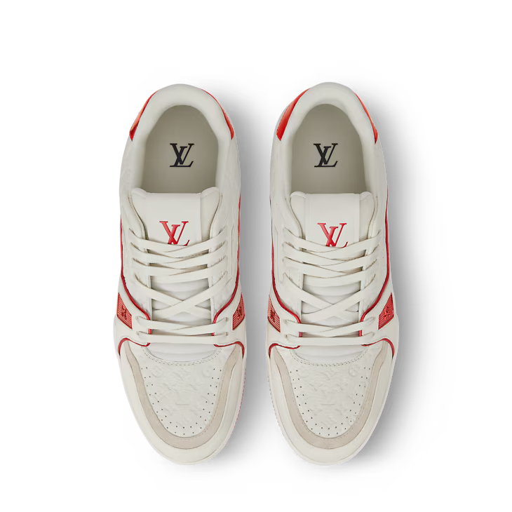 LV Trainer Sneaker Red