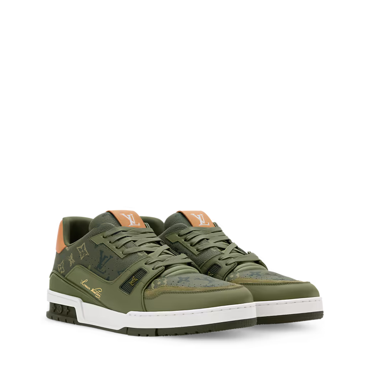 LV Trainer Sneaker Kaki