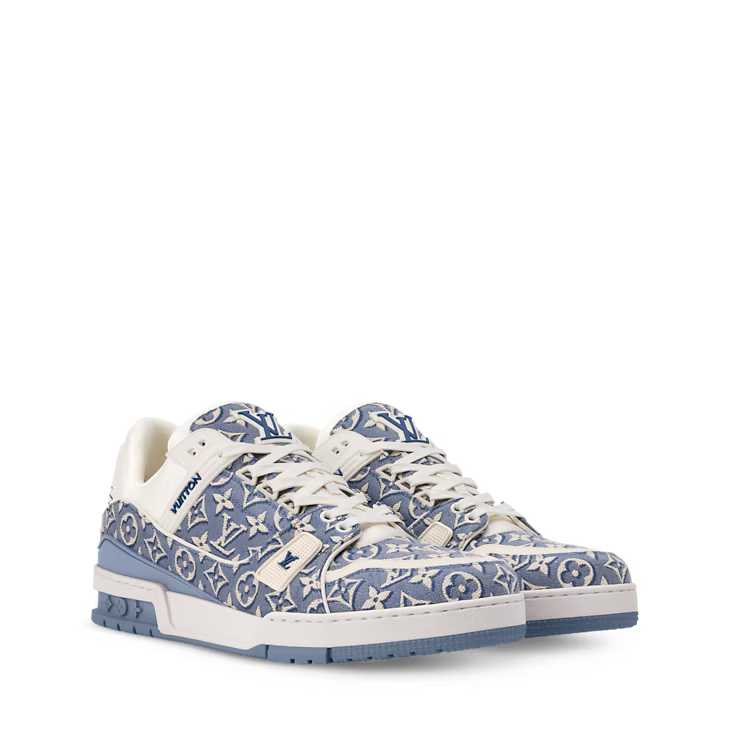LV Trainer Sneaker Blue