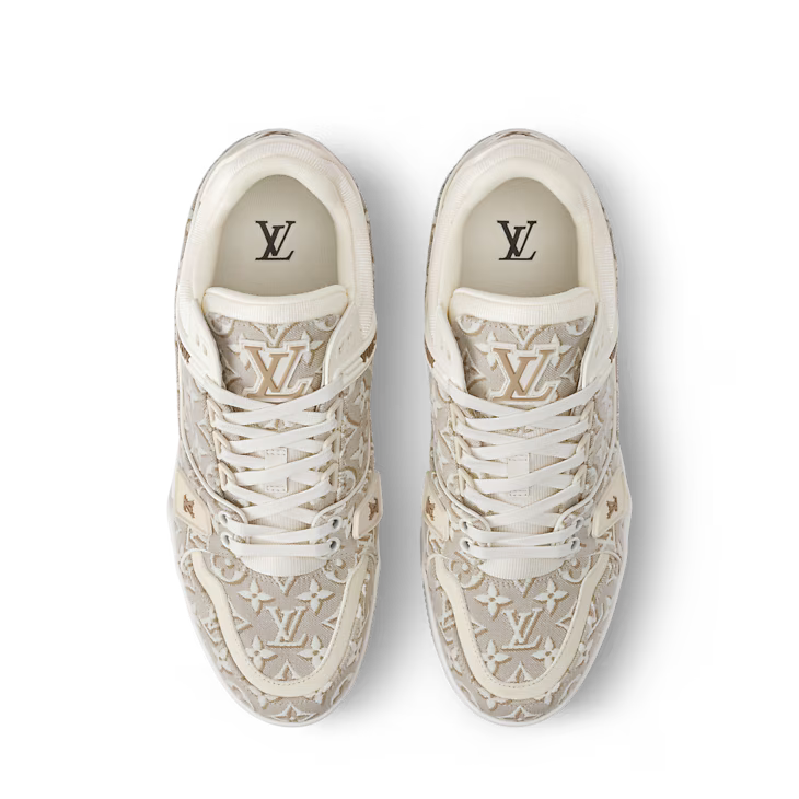 LV Trainer Sneaker Beige