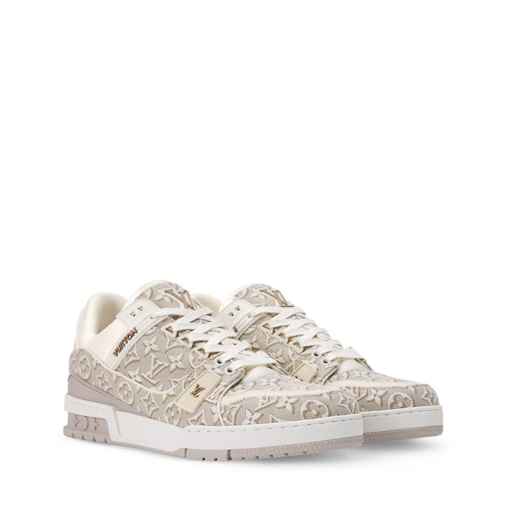 LV Trainer Sneaker Beige