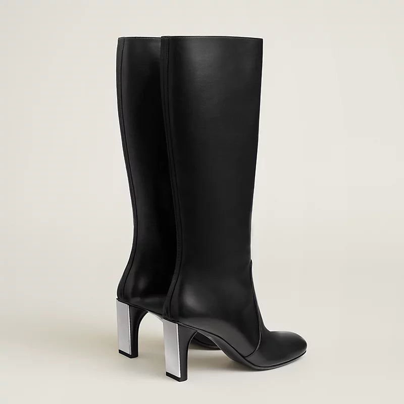 Hermes Louisa 80 Boot Noir