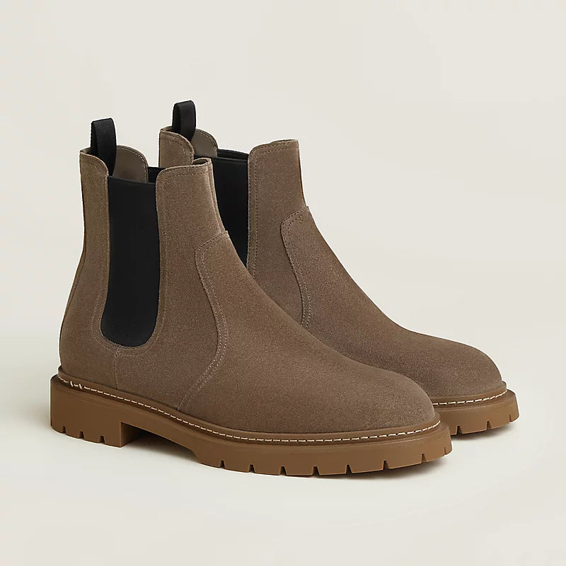 Hermes Mateo Ankle Boot Étoupe