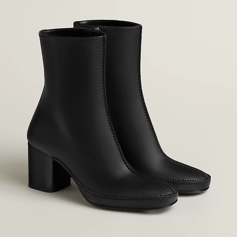 Hermes Maureen 70 Ankle Boot Noir