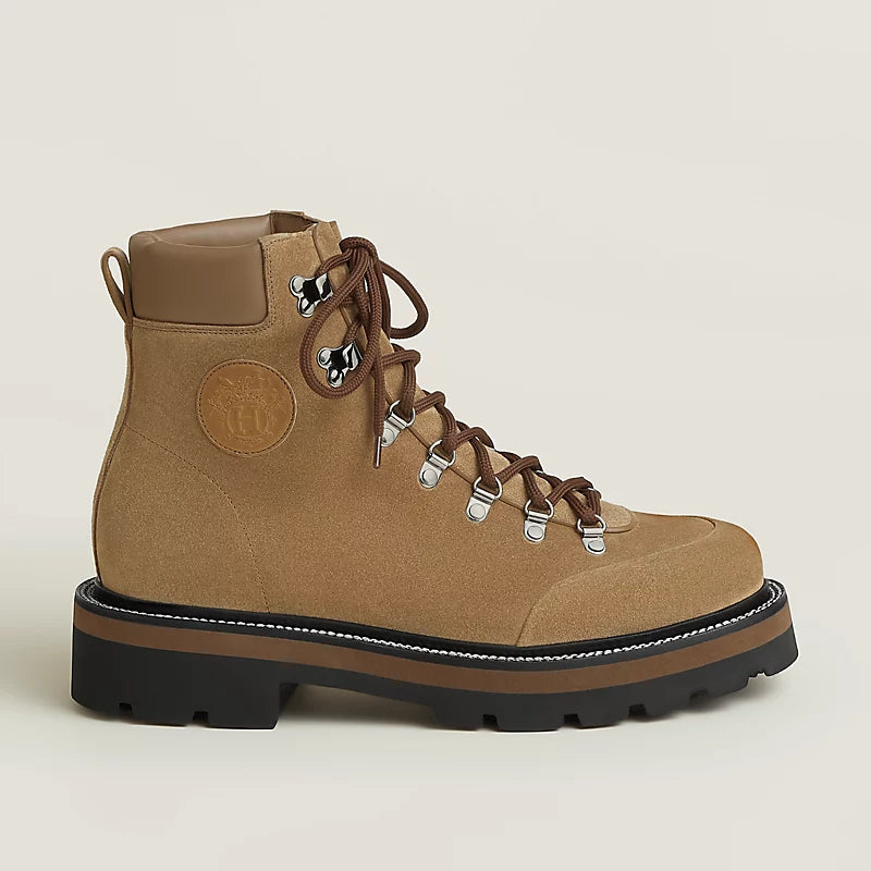 Hermes Neige Ankle Boot Brun Fumé