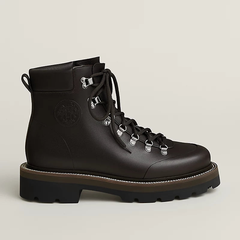 Hermes Neige Ankle Boot Marron Ébène