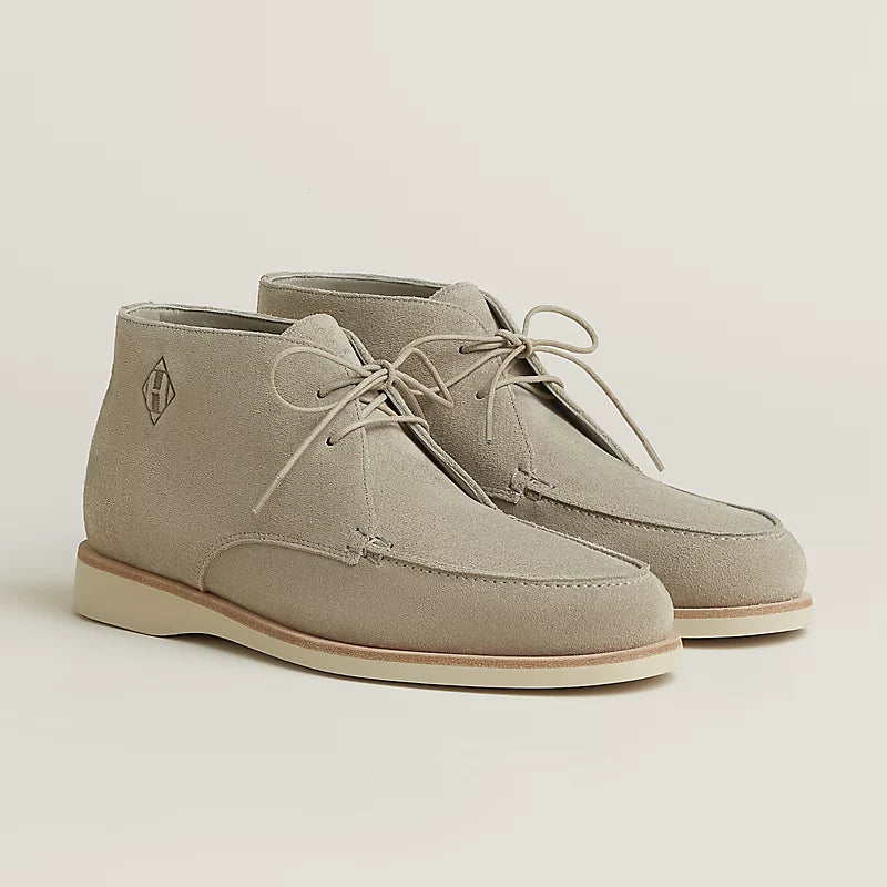 Hermes Nine Ankle Boot Beige Esquisse