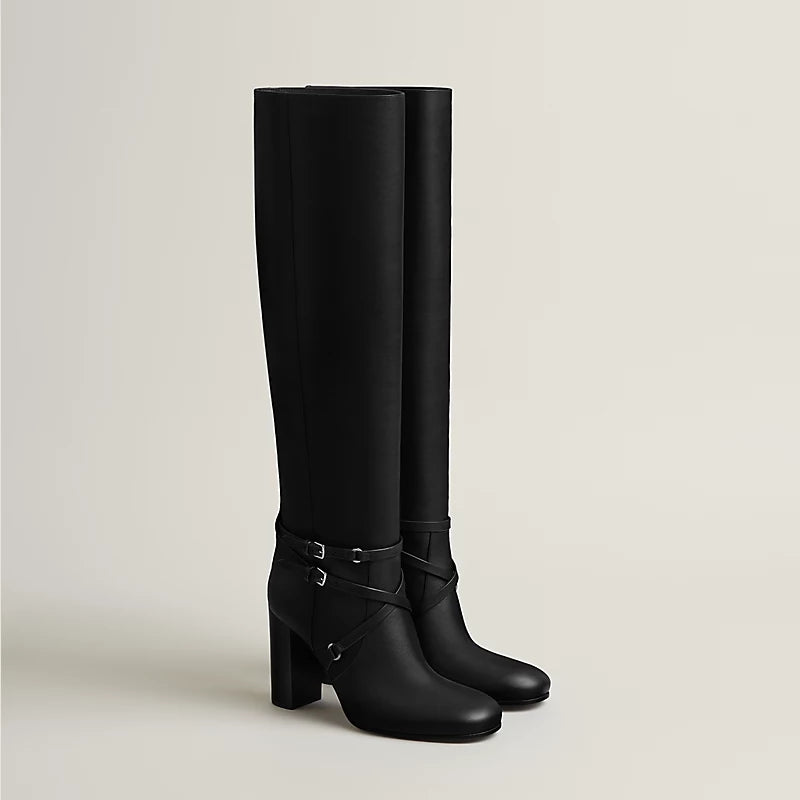 Hermes Ninety 90 Boot Noir