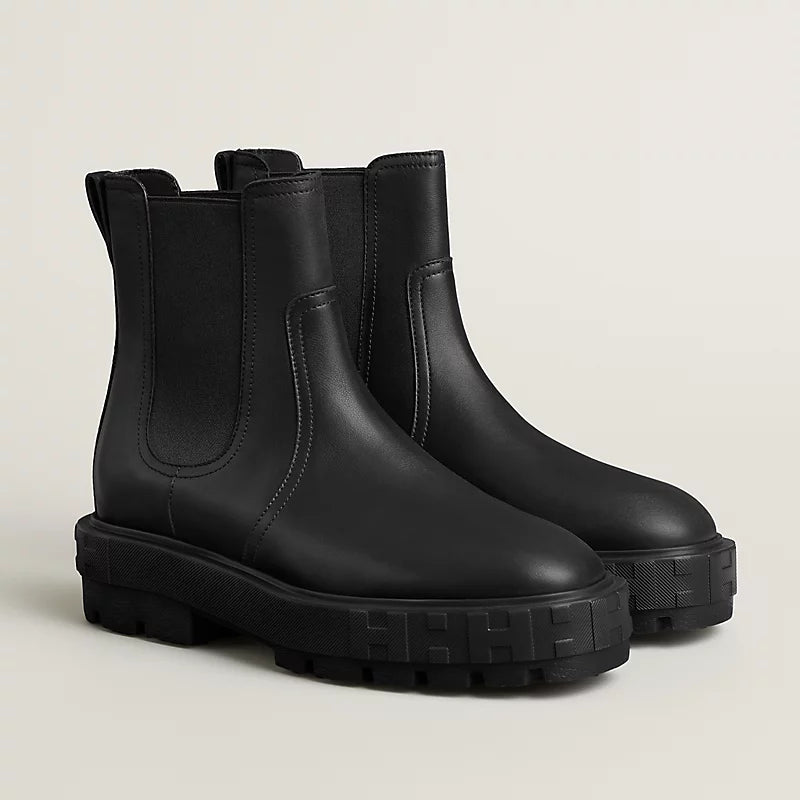 Hermes Nomade Ankle Boot Noir