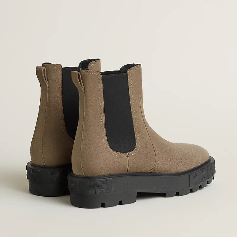 Hermes Nomade Ankle Boot Étoupe