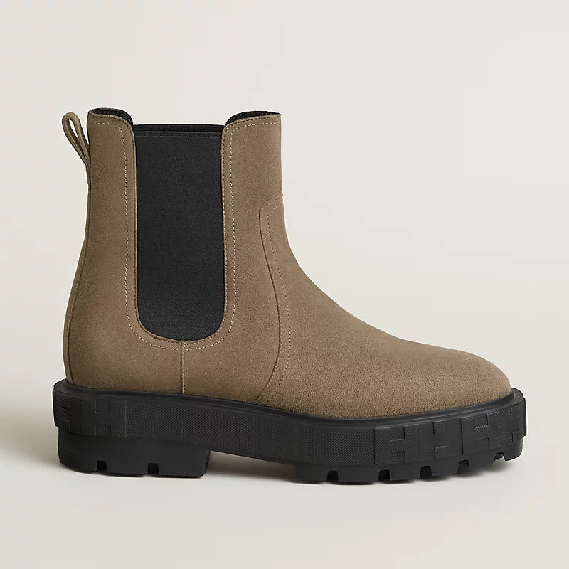 Hermes Nomade Ankle Boot Étoupe