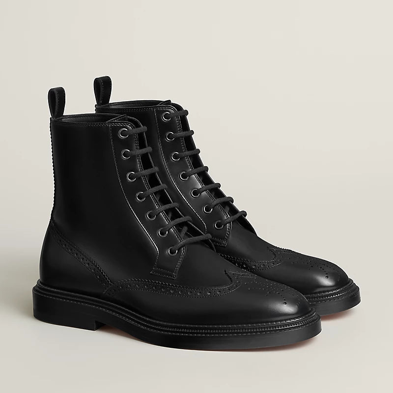 Hermes Norbert Ankle Boot Noir