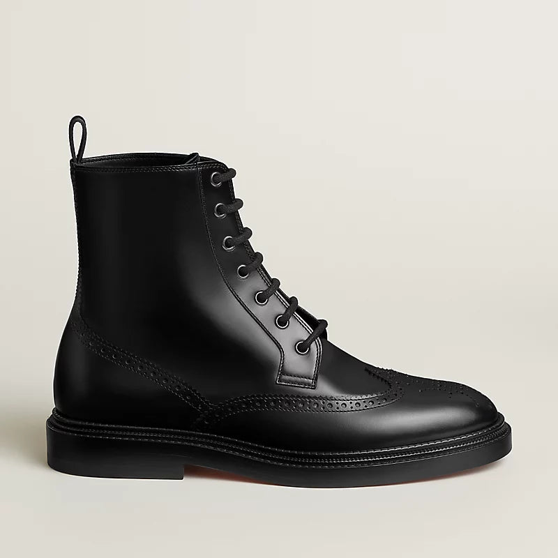 Hermes Norbert Ankle Boot Noir