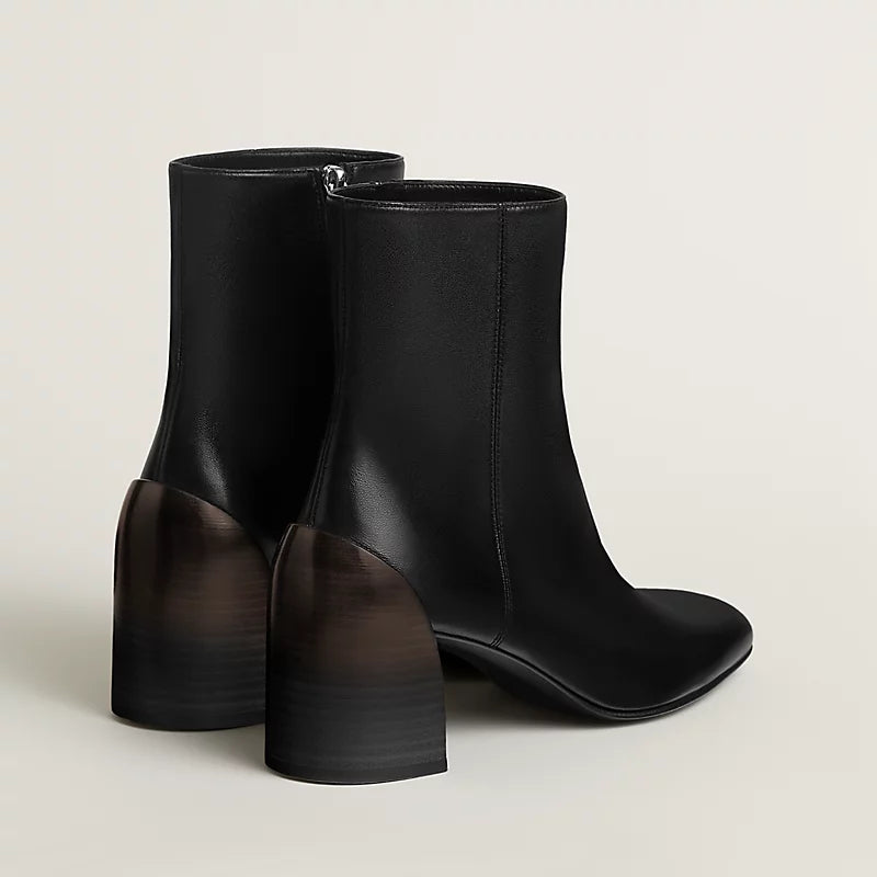 Hermes Novita 60 Ankle Boot Noir