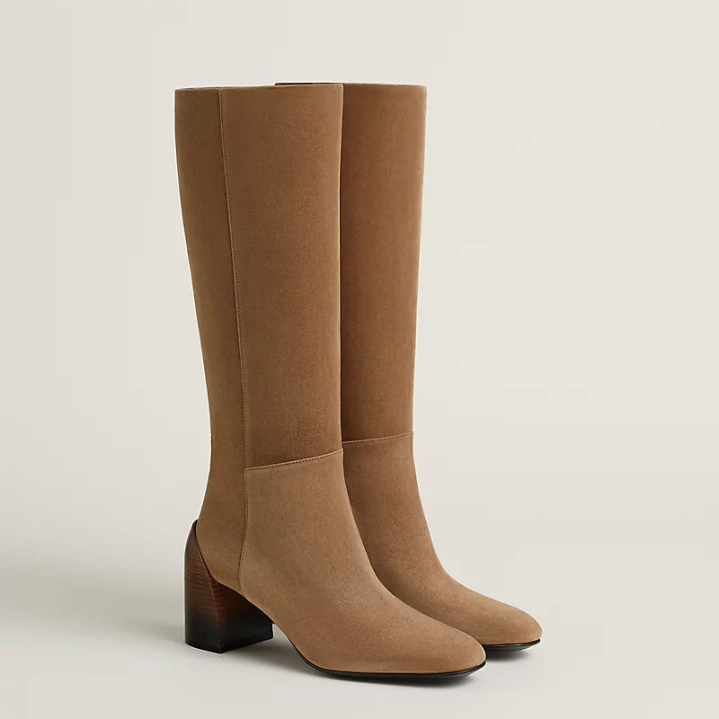 Hermes Nueva 60 Boot Brun Fumé