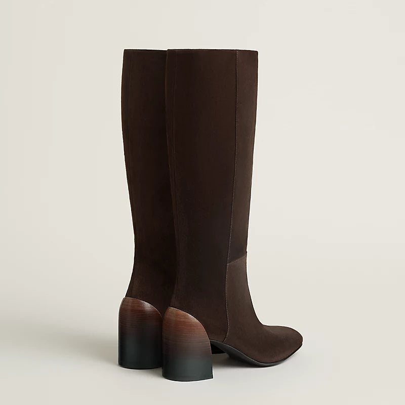 Hermes Nueva 60 Boot Marron Ébène