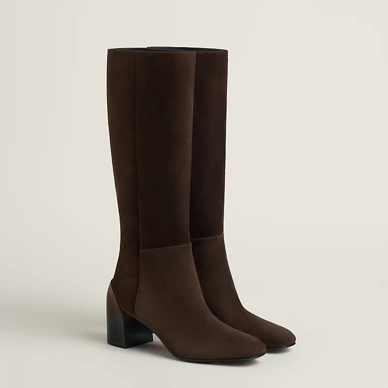 Hermes Nueva 60 Boot Marron Ébène