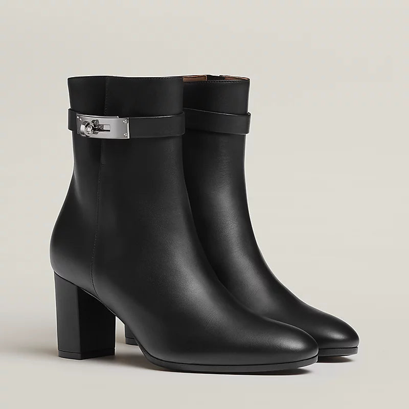 Hermes Saint Germain Ankle Boot Noir
